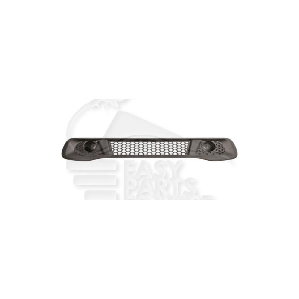 GRILLE DE PARE-CHOC AVANT CENTRALE NOIRE pour SMART SMART