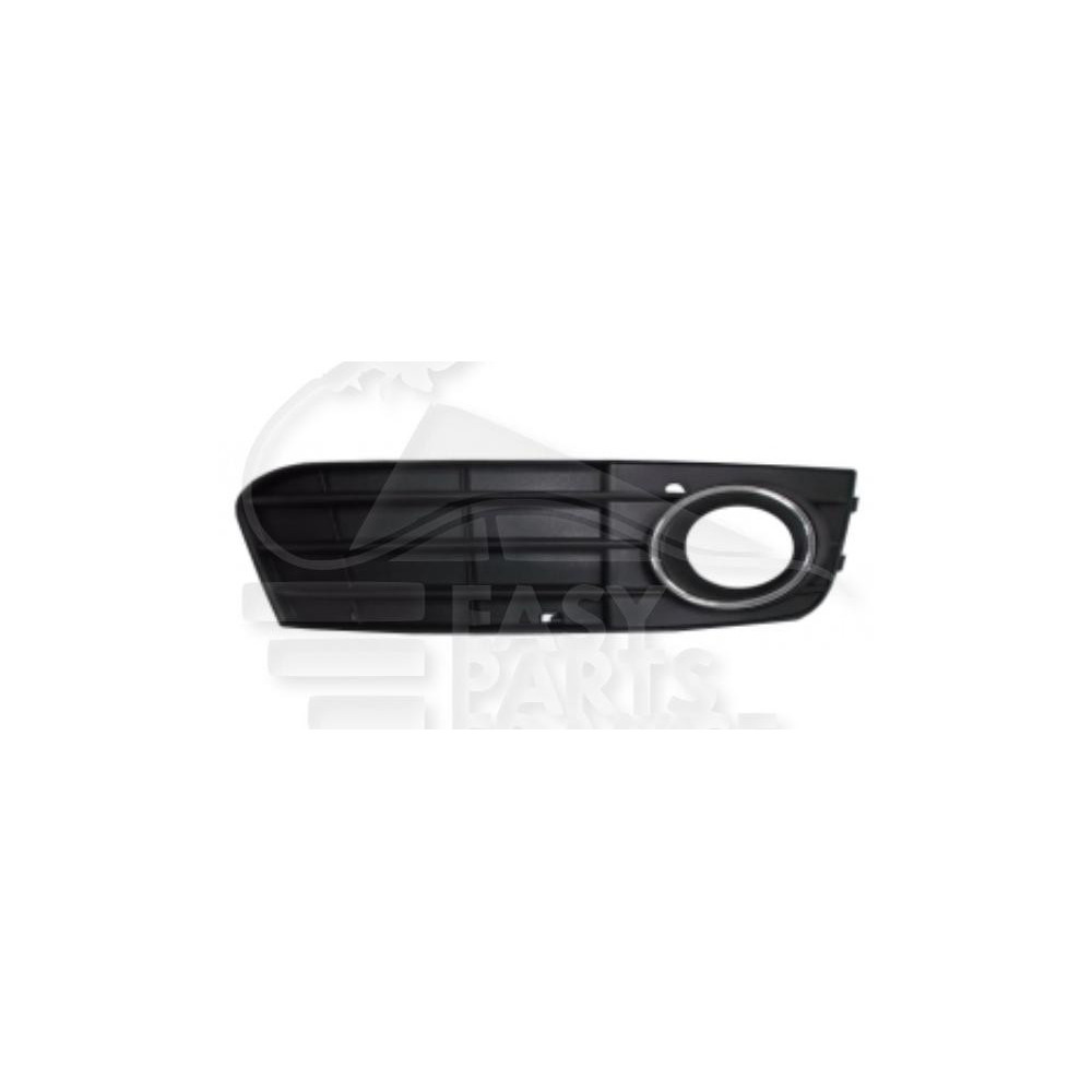 GRILLE DE PARE-CHOC AVANT-DROIT AVEC EMPLACEMENT ANTI-BROUILLARD AVEC MOULURE ANTI-BROUILLARD CHROMEE pour AUDI A4