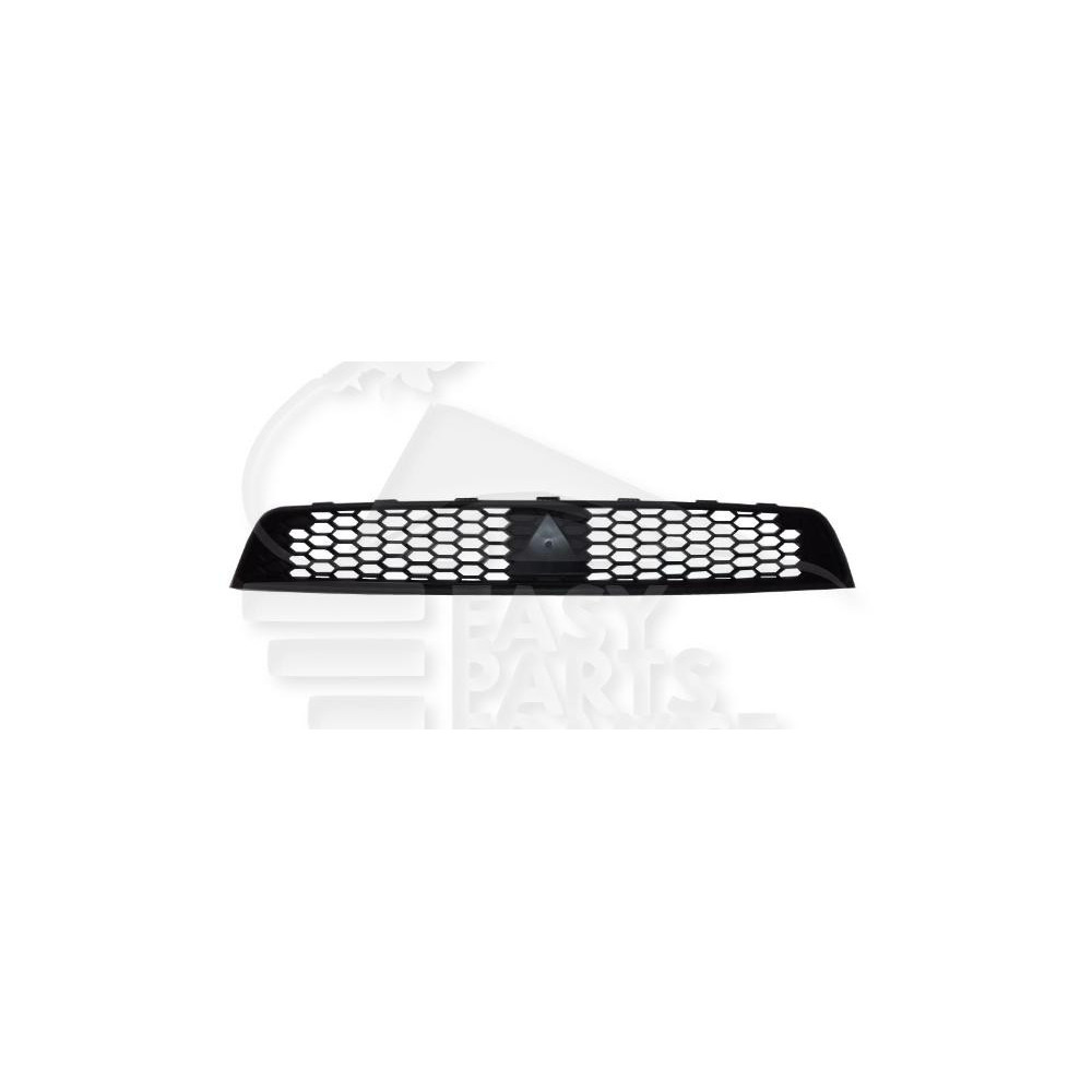 GRILLE DE PARE-CHOC AVANT CENTRALE NOIRE pour MITSUBISHI COLT
