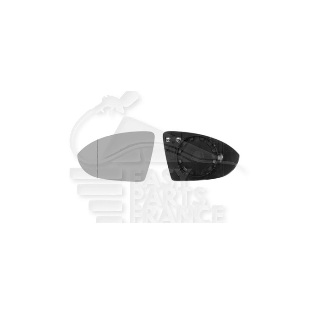 GLACE DE RÉTROVISEUR GAUCHE CHAUFFANT pour VOLKSWAGEN GOLF