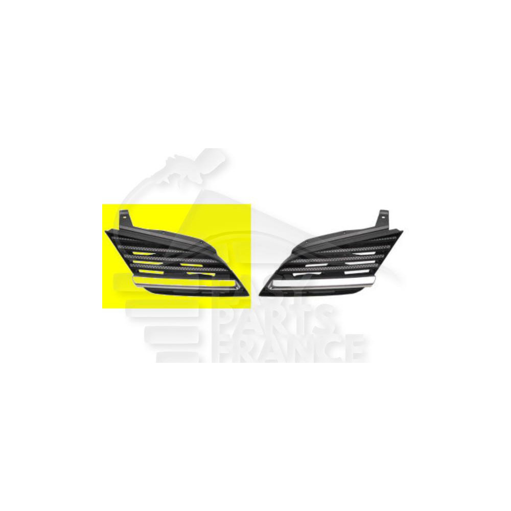GRILLE DE CALANDRE AVANT-DROIT CHROMEE/NOIRE pour NISSAN PRIMERA