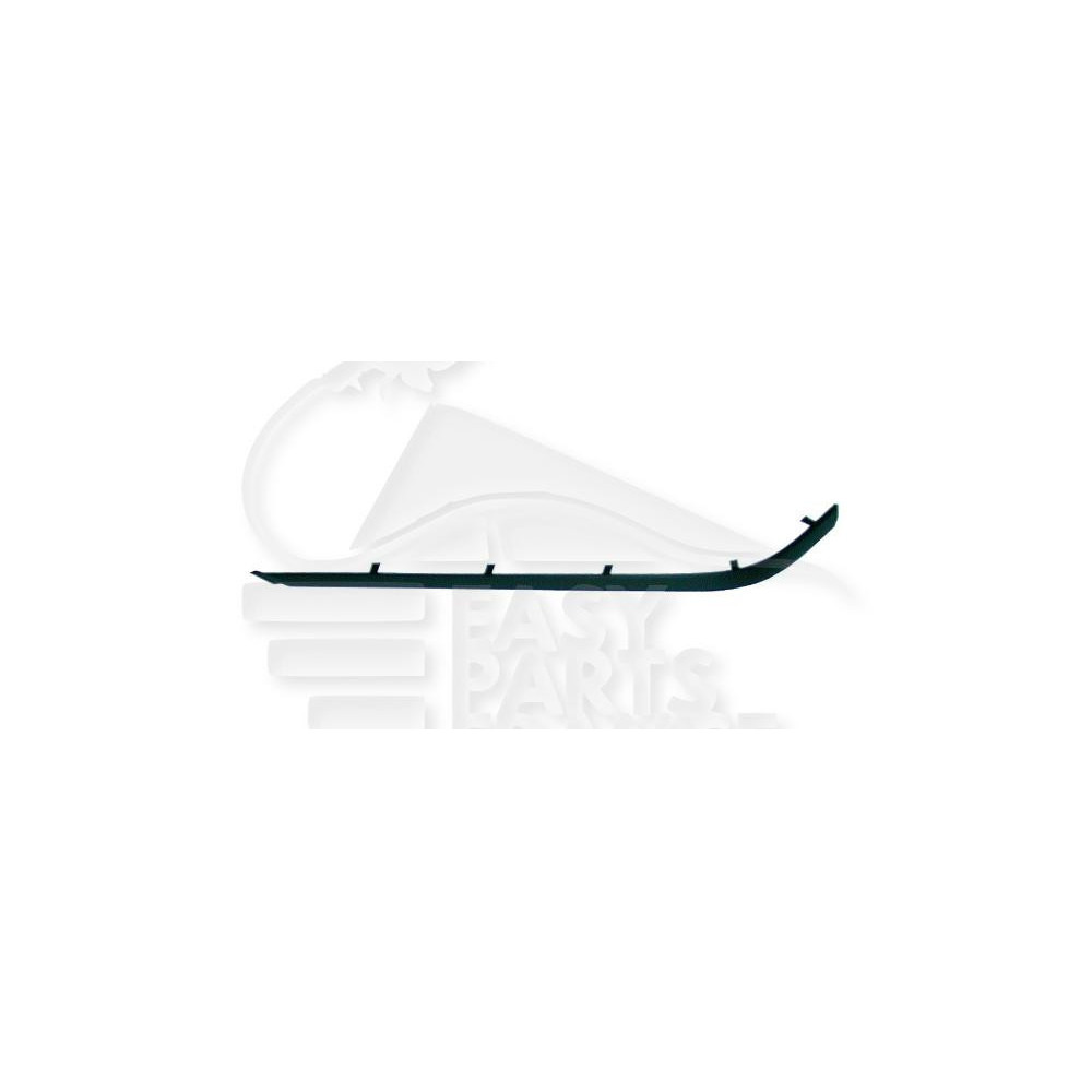 MOULURE DE PARE-CHOC AVANT-GAUCHE SANS MOULURE CHROMEE pour BMW S5 E39