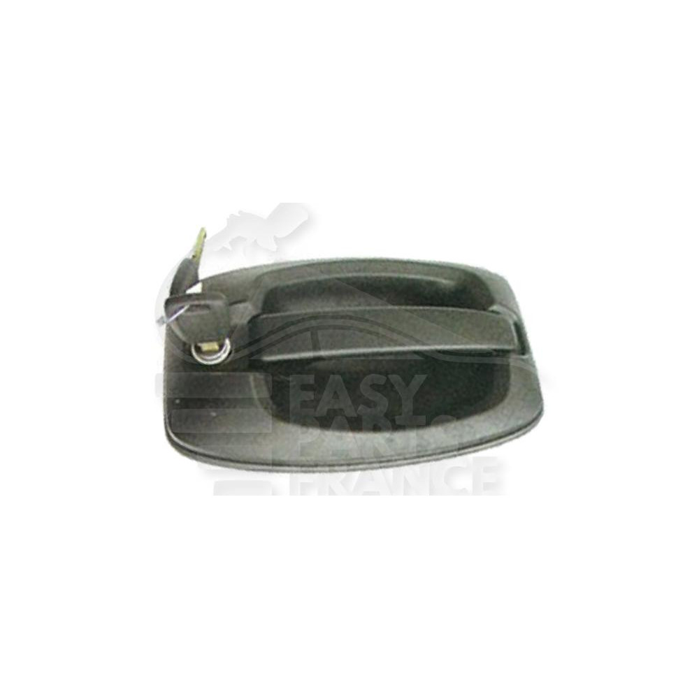 POIGNEE DE PORTE AVANT-GAUCHE NOIRE AVEC CLES pour PEUGEOT BOXER