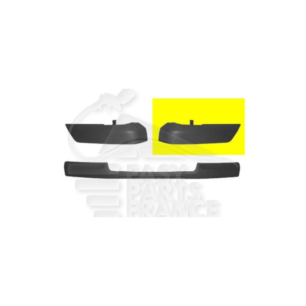 MOULURE DE PARE-CHOC AVANT-GAUCHE NOIRE pour CITROEN JUMPY