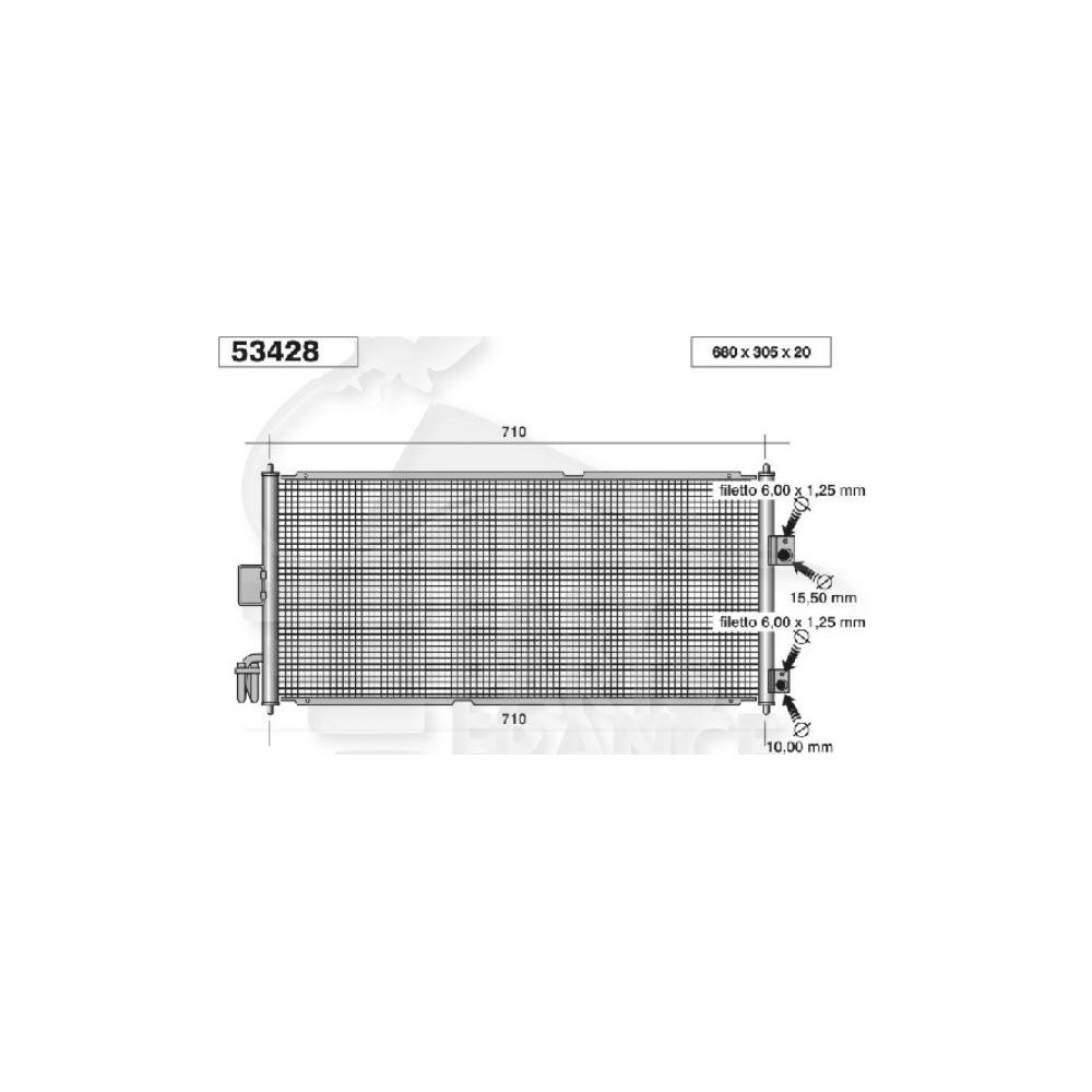 CONDENSEUR TOUS TYPES pour NISSAN ALMERA