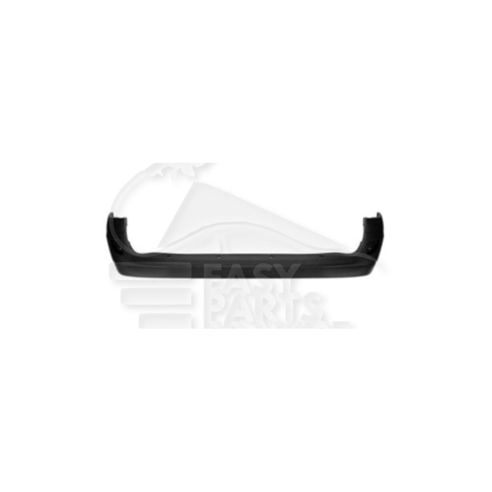 PARE-CHOC ARRIÈRE NOIR pour NISSAN KUBISTAR