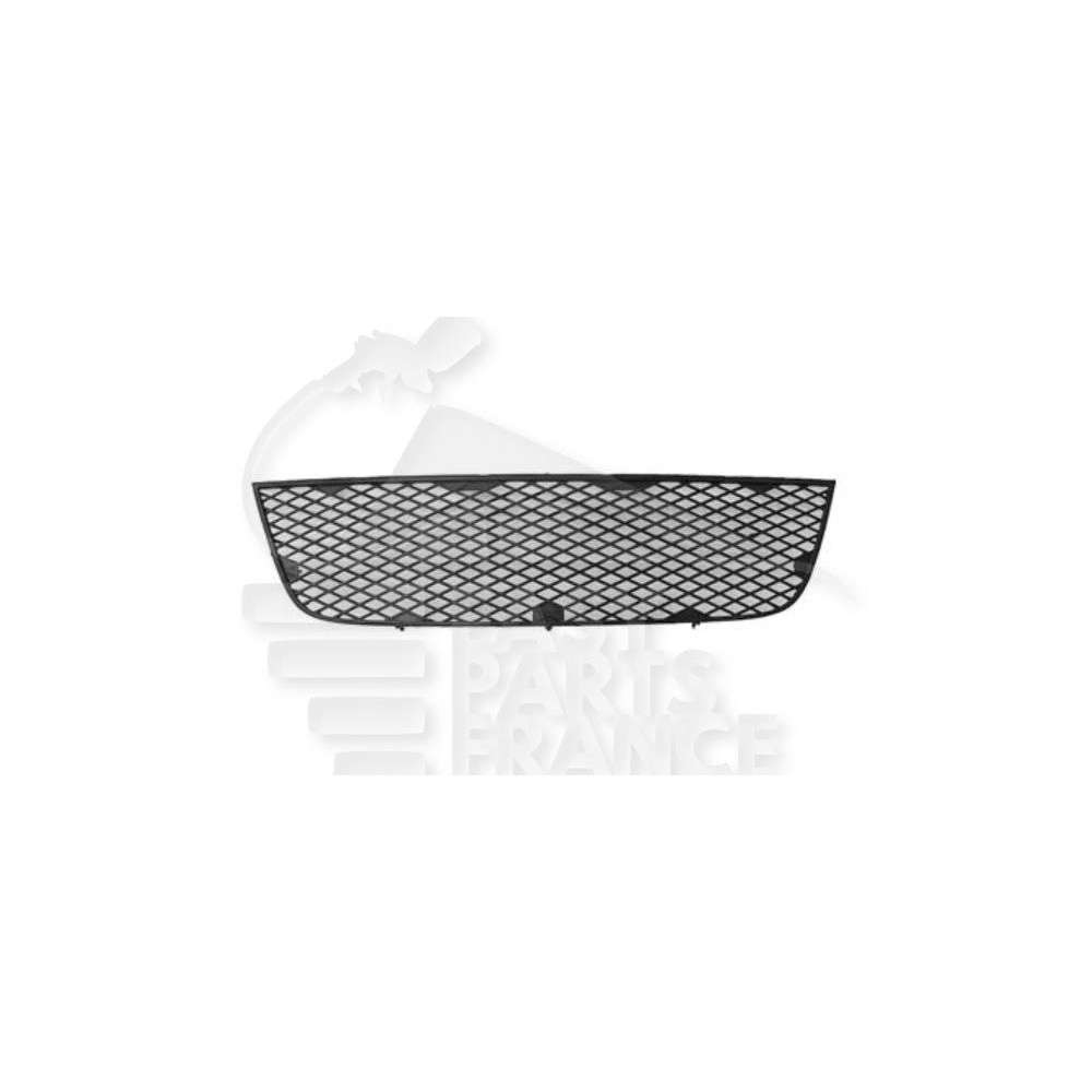GRILLE DE PARE-CHOC AVANT CENTRALE NOIRE pour FIAT DOBLO