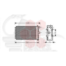 RADIA DE CHAUF TT TYPES 235 X 157 X 42 