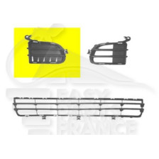 GRILLE DE PARE-CHOC AVANT-DROIT NOIRE pour FIAT IDEA