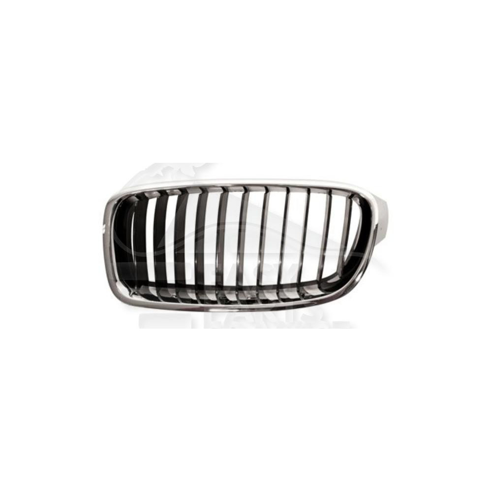 GRILLE DE CALANDRE GAUCHE CHROMEE-NOIRE-CHROMEE MODÈLE BASIS pour BMW S3 F 30
