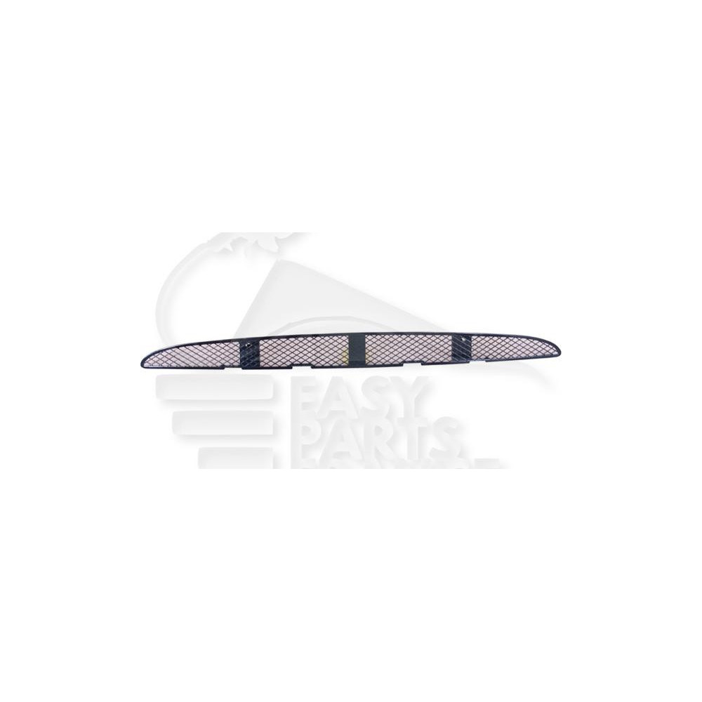 GRILLE DE PARE-CHOC AVANT CENTRALE NOIRE pour MERCEDES CLASSE S - W220