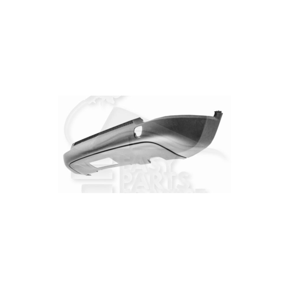 SPOILER DE PARE-CHOC ARRIÈRE NOIR AVEC PACKONTROL & EMPLACEMENT ATTELAGE REMORQUE pour JEEP COMPAS