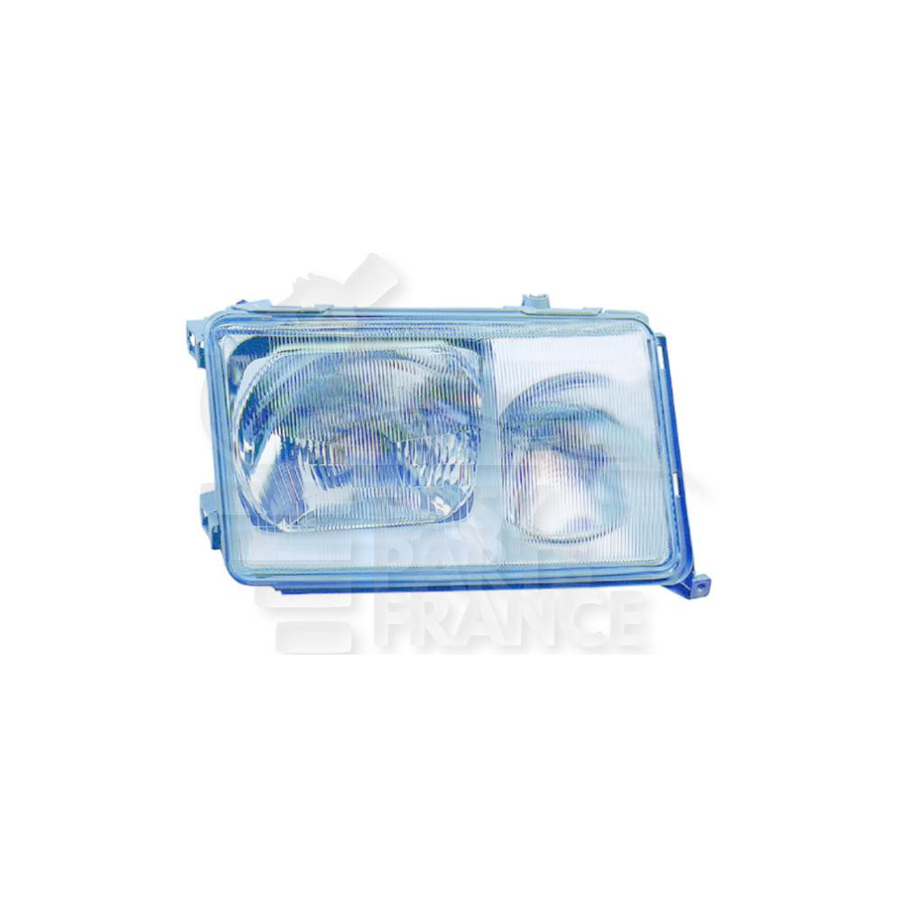 PHARE OPTIQUE DROIT H4+H3 REG PNEUMATIQUE - 09/89 - 06/93 pour MERCEDES CLASSE E - W124