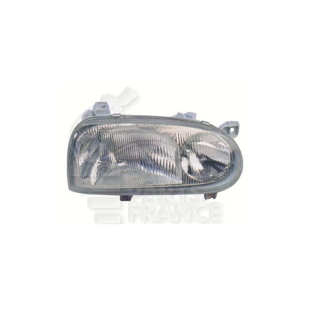 PHARE OPTIQUE DROIT H1+H1 MANUEL OU ÉLECTRIQUE pour VOLKSWAGEN GOLF