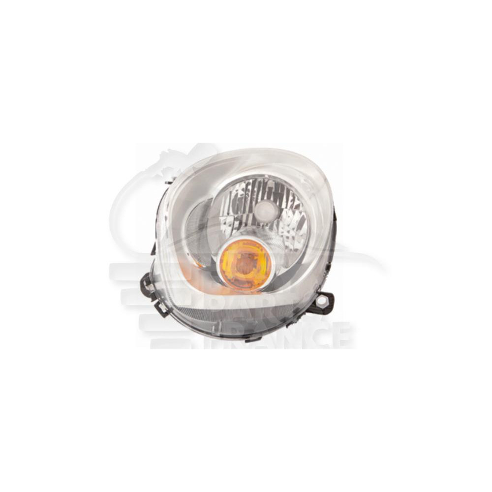 PHARE OPTIQUE GAUCHE H4 ÉLECTRIQUE AVEC MOTEUR FEU OR pour MINI /
