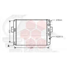 RADIA 2.5D TYPE VALEO 641 X 488 X 34 