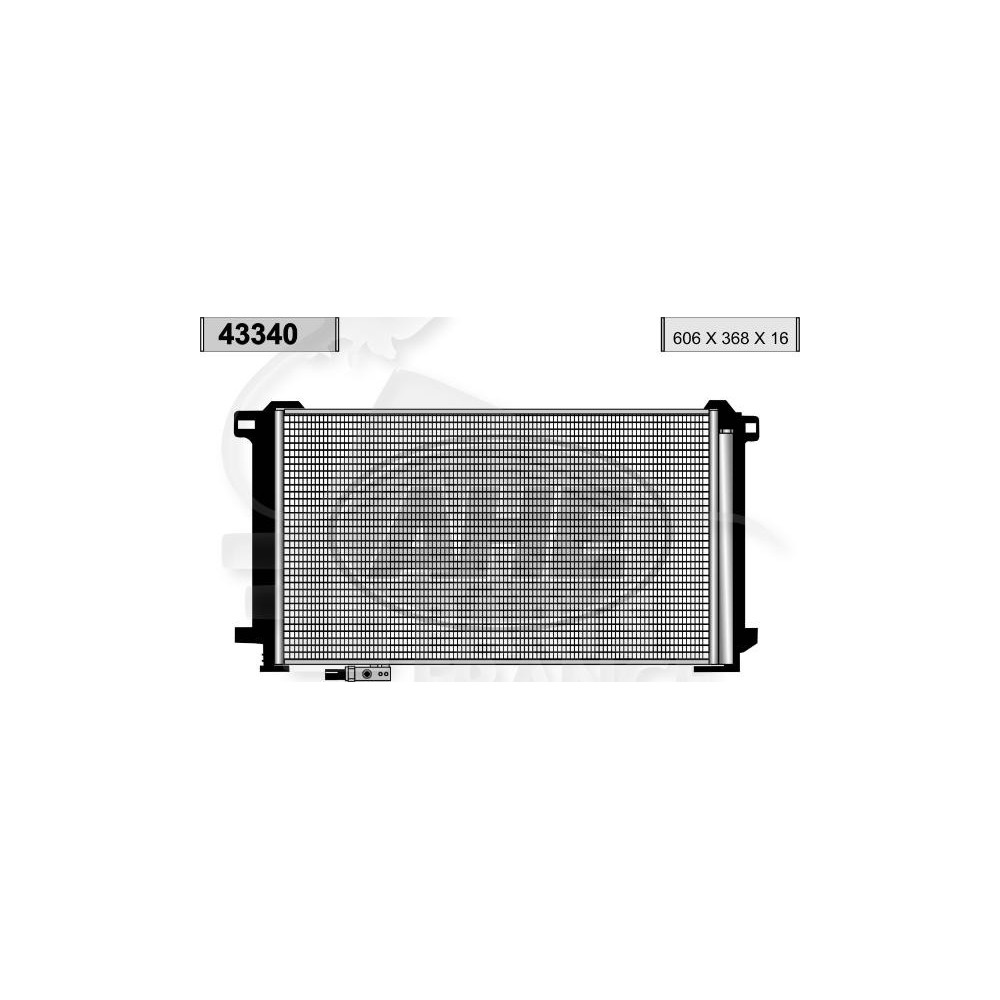 CONDENSEUR TOUS TYPES pour MERCEDES CLASSE C - W204
