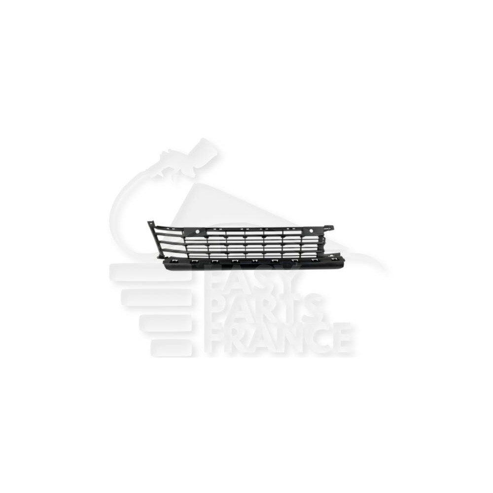 GRILLE DE PARE-CHOC AVANT CENTRALE INFÉRIEUR NOIRE AVEC PARK ASSIST pour FIAT SCUDO