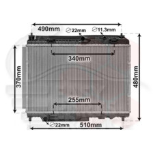 RADIATEUR 1.0 ECOBOOST pour FORD ECOSPORT