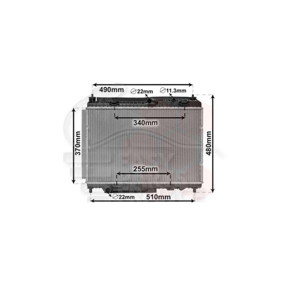 RADIATEUR 1.0 ECOBOOST pour FORD ECOSPORT