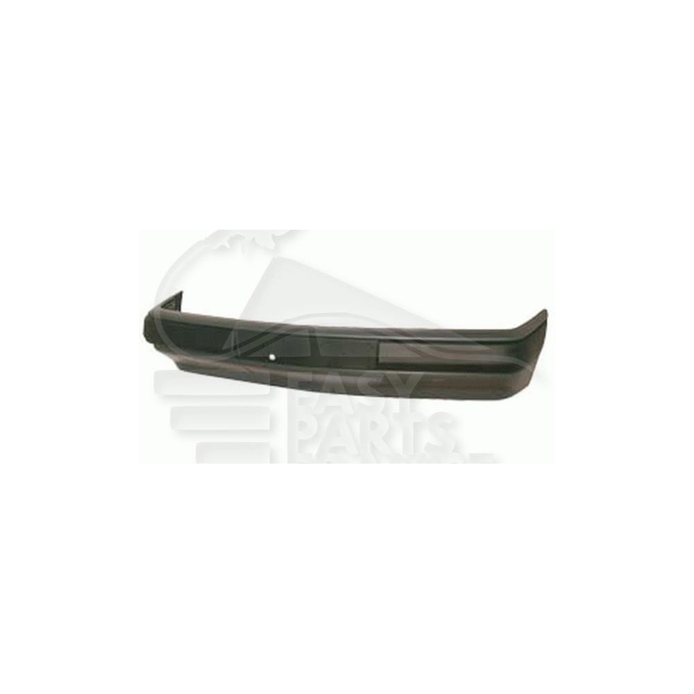 PARE-CHOC AVANT NOIR → 08/89 pour MERCEDES CLASSE E - W124