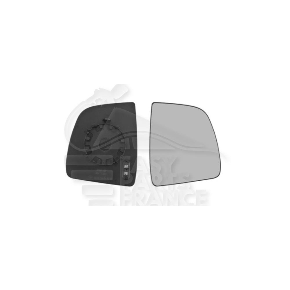 GLACE DE RÉTROVISEUR DROIT SUPÉRIEUR CHAUFFANT OU NON pour FIAT DOBLO