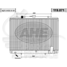 RADIATEUR 2.5 TD BOÎTE MÉCA AVEC OU SANS CLIM pour MITSUBISHI L200
