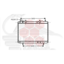 RADIA 1.4 12V - 2.0 20V A/CLIM 375 X 565 X 27 