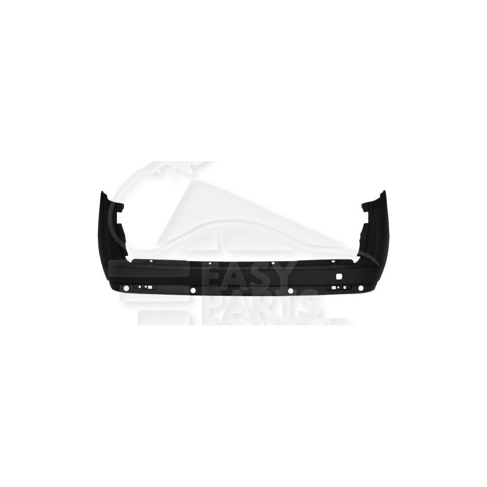 PARE-CHOC ARRIÈRE NOIR AVEC PACKONTROL 2 PORTES pour OPEL COMBO