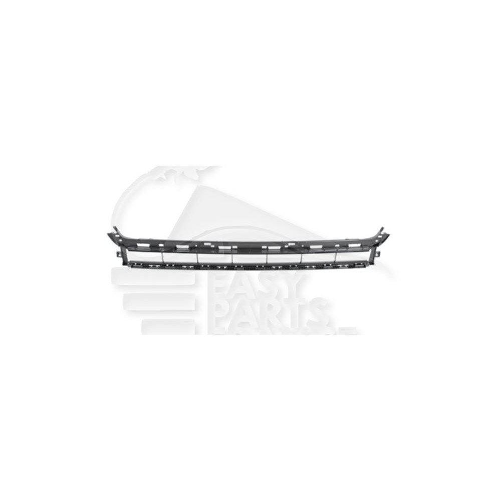 GRILLE DE PARE-CHOC AVANT CENTRALE NOIRE pour AUDI A6