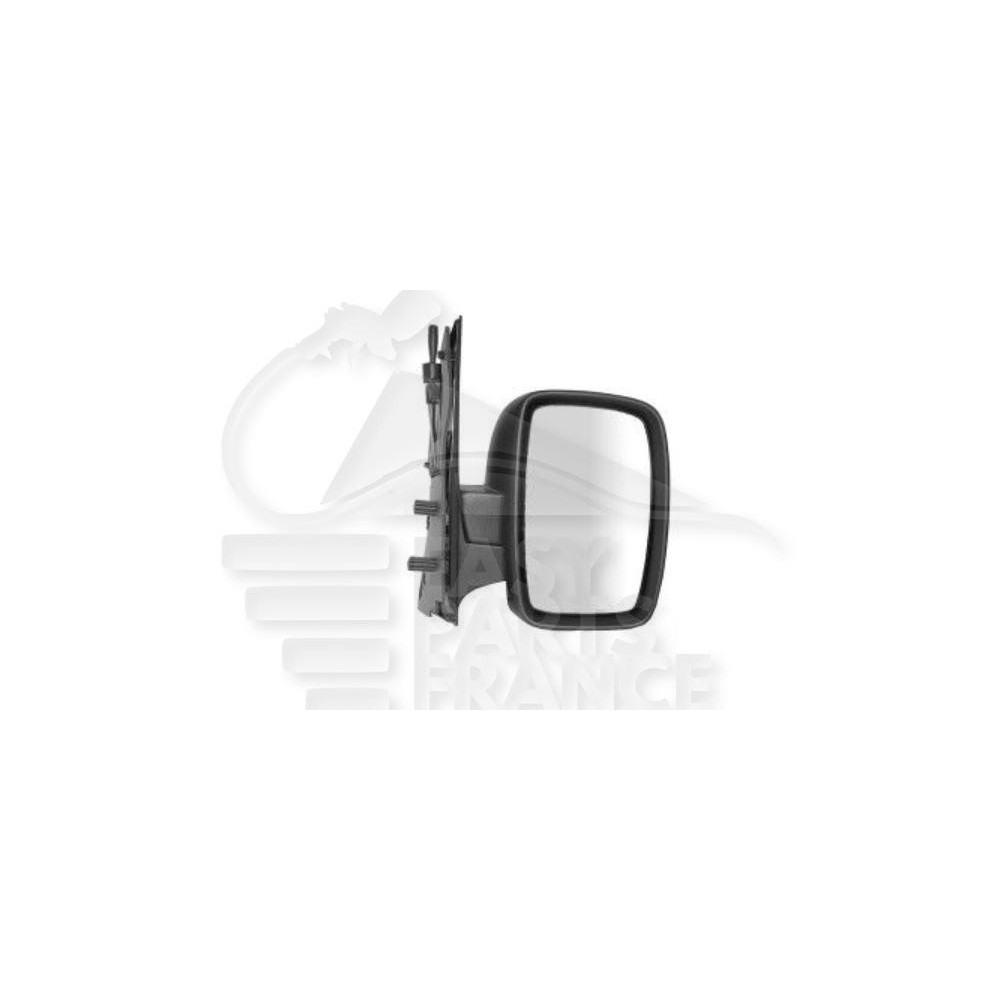 RÉTROVISEUR DROIT A CABLE SIMPLE GLACE NOIR pour FIAT SCUDO