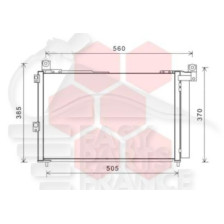 CONDENSEUR TT TYPES 542 X 328 X 16 