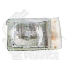 PHARE OPTIQUE GAUCHE H4 ÉLECTRIQUE SANS MOTEUR FEU BLANC pour FIAT PANDA