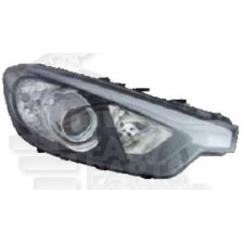 PHARE OPTIQUE DROIT H7+H1 ÉLECTRIQUE SANS MOTEUR FOND NOIR 4 PORTES pour KIA CERATO