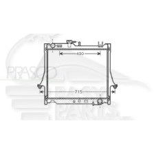RADIATEUR 2.5 DITD AVEC OU SANS CLIM pour ISUZU D MAX