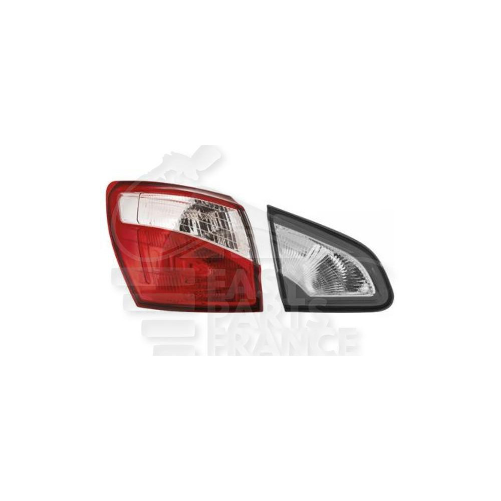 FEU ARRIÈRE-GAUCHE EXTÉRIEUR - LED pour NISSAN QASHQAI