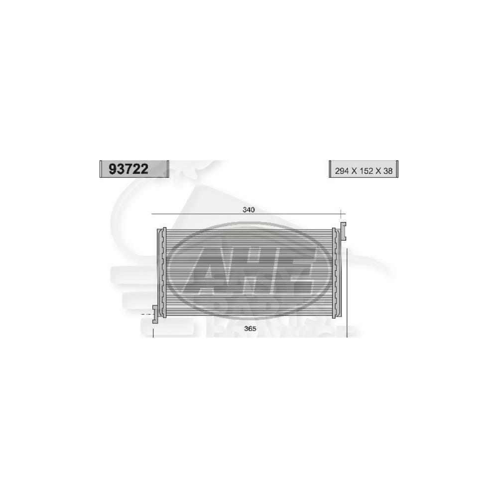 RADIATEUR DE CHAUFFAGE TOUS TYPES pour MERCEDES CLASSE C - W201