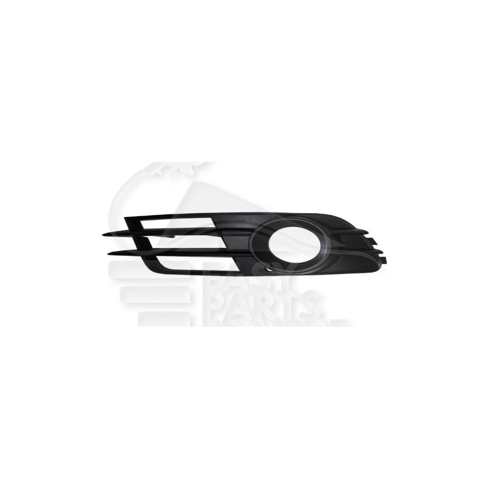 GRILLE DE PARE-CHOC AVANT-GAUCHE AVEC EMPLACEMENT ANTI-BROUILLARD - SANS MOULURE CHROMEE pour AUDI A6