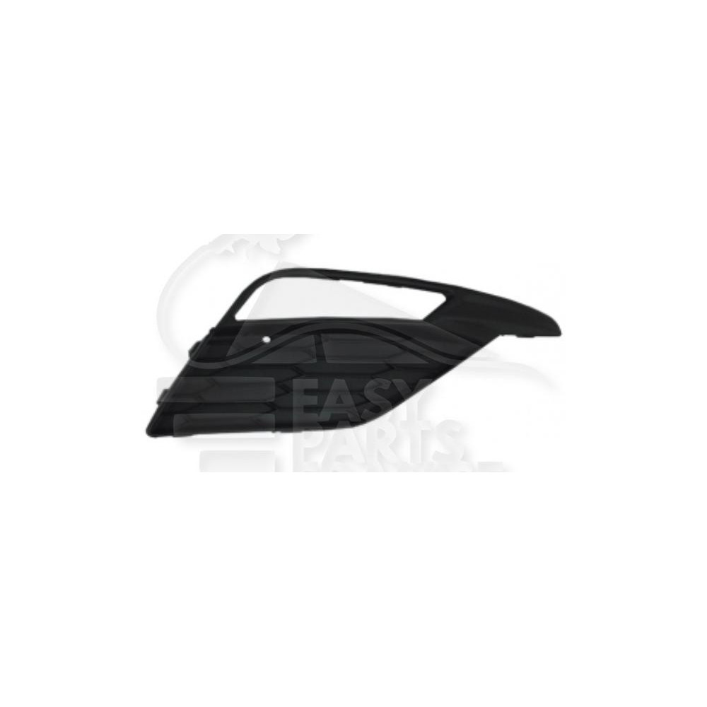 GRILLE DE PARE-CHOC AVANT-DROIT NOIRE AVEC EMPLACEMENT ANTI-BROUILLARD pour SEAT LEON