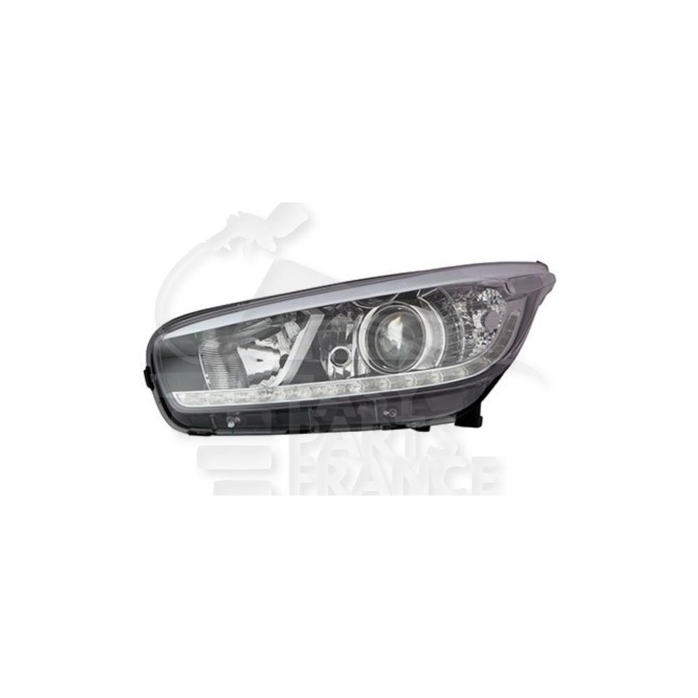 PHARE OPTIQUE GAUCHE H7+H7+H7 ÉLECTRIQUE AVEC MOTEUR  et  FEU DE JOUR LED → 09/12 pour KIA CEED