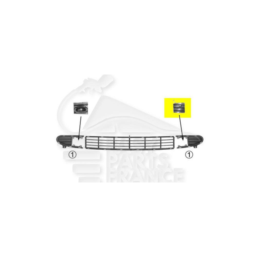 CACHE CROCHET AVANT-GAUCHE pour FORD GALAXY