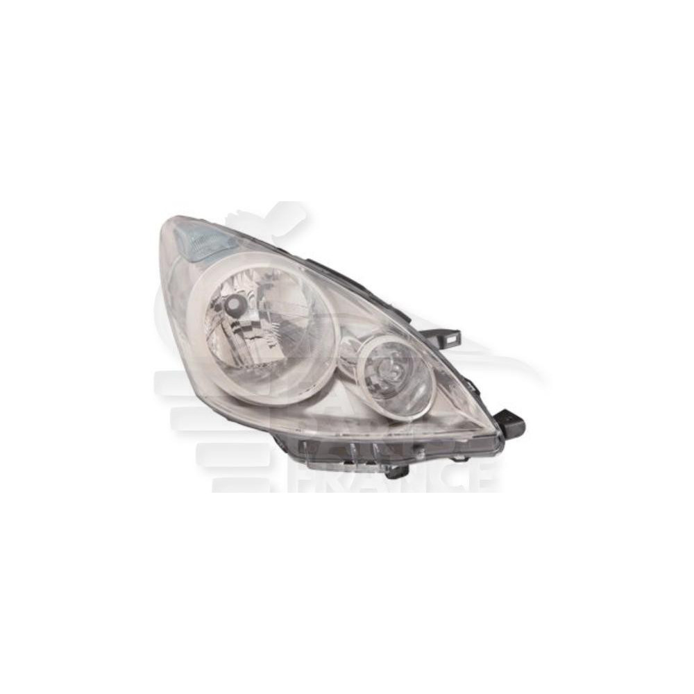 PHARE OPTIQUE DROIT H4 ÉLECTRIQUE SANS MOTEUR pour NISSAN NOTE
