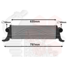 ECHANGEUR 2.3 /3.0 D - 600 X 189 X 64 