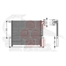 CONDENSEUR ESSENCE TOUS TYPES 520 X 420 X 16 pour BMW X3