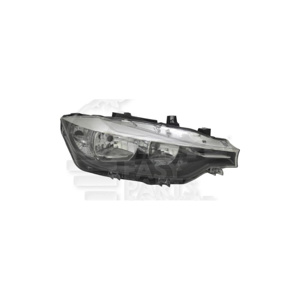 PHARE OPTIQUE DROIT H7+H7 ÉLECTRIQUE AVEC MOTEUR LED pour BMW S3 F 30