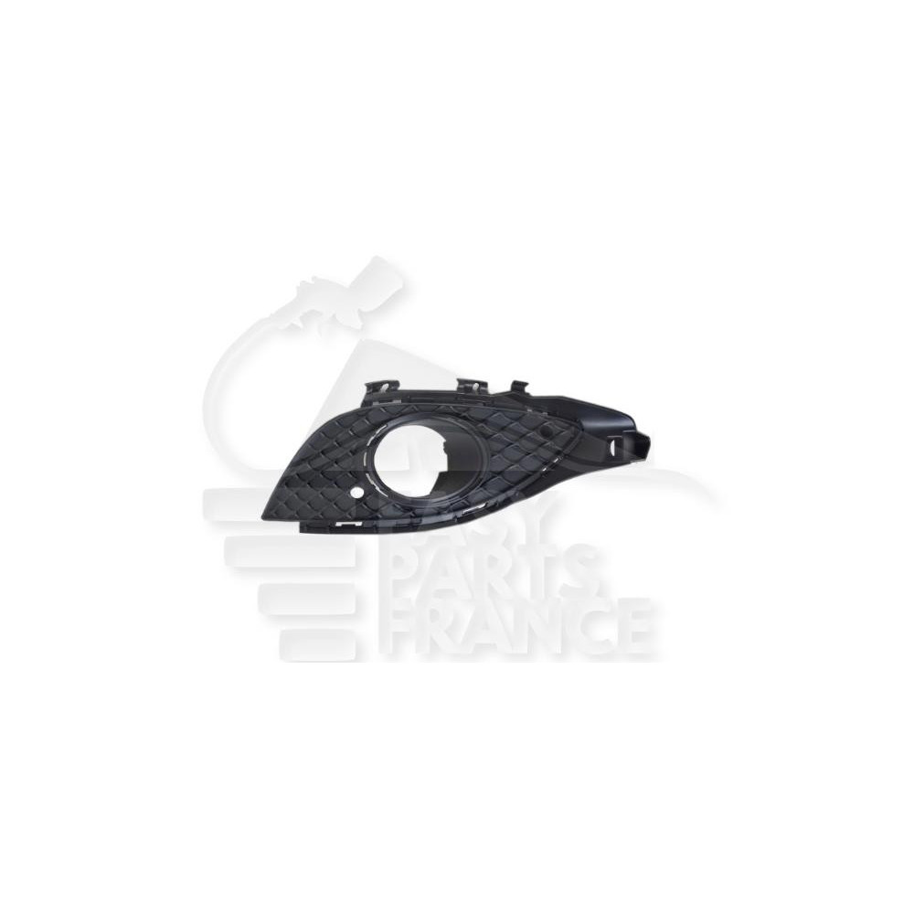 GRILLE DE PARE-CHOC AVANT-DROIT NOIRE AVEC EMPLACEMENT ANTI-BROUILLARD pour MERCEDES CLASSE A - W176