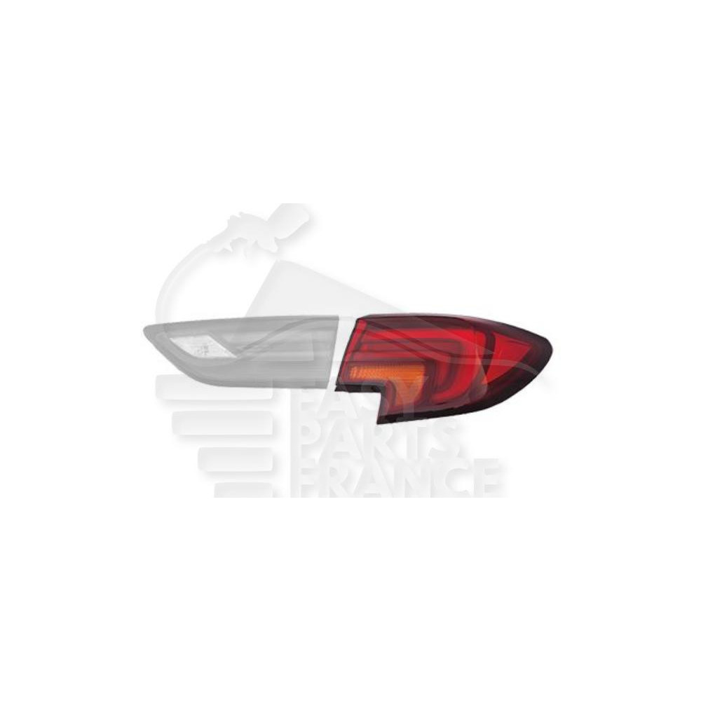 FEU ARRIÈRE-DROIT EXTÉRIEUR LED - 5 PORTES pour OPEL ASTRA