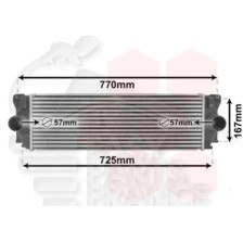 ECHANGEUR 2.5 TDI 640 X 203 X 65 pour MERCEDES SPRINTER