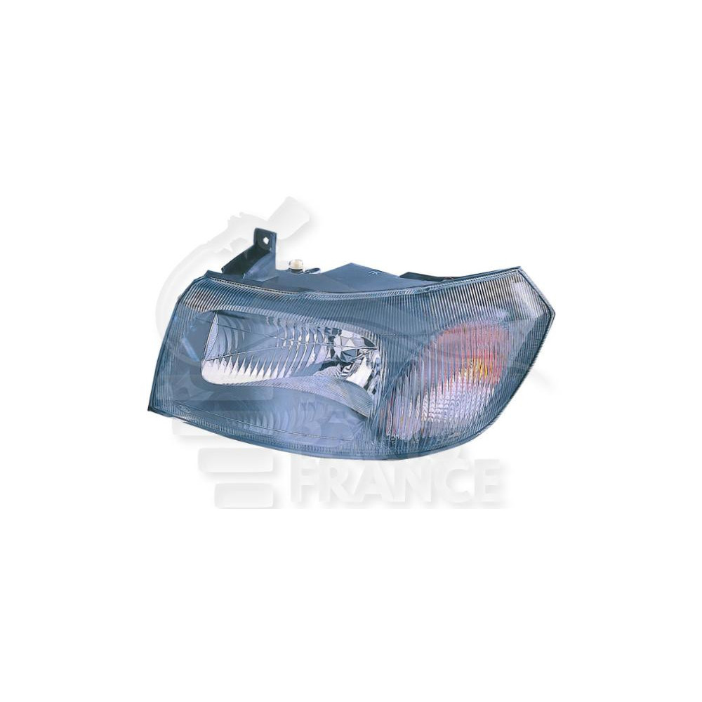 PHARE OPTIQUE GAUCHE H4 ÉLECTRIQUE SANS MOTEUR FOND NOIR pour FORD TRANSIT