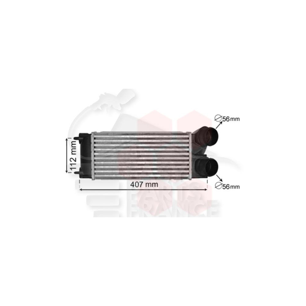 ECHANGEUR 1.6I THP - 1.6 HDI 300 X 147 X 80 pour CITROEN C4